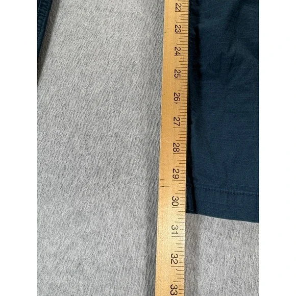 Vuori Ripstop Climbing Hiking Organic Cotton Pants (Men's Large) Blue